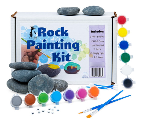 Kit Pintura Roca Lujo Para Niño Juego Suministro Amabilidad