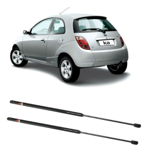 Kit X2 Amortiguador Porton Trasero Ford Ka D/97 H/07