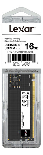 Memoria Ram Lexar U-dimm Ddr5 4800 16gb