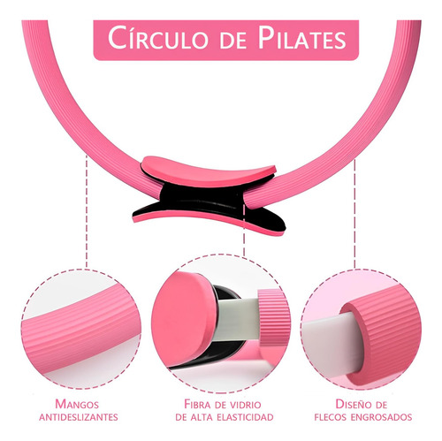 Pilates Kit 5 En 1, Kit Pilates Casa, Con Aro De Pilates,