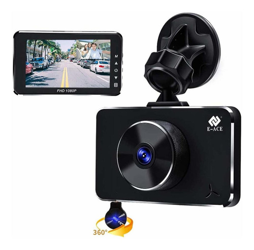 Ace Dash Cam Gps 1080p Full Hd Car 3.0 '' Grabadora Video