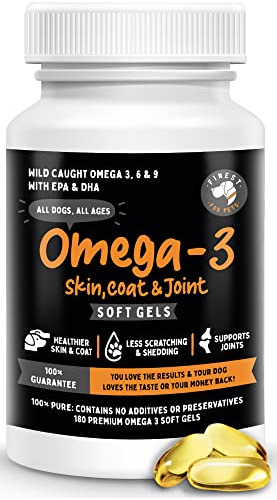 100% Puro Omega 3 Aceite De Pescado Para Perros - 7wq44