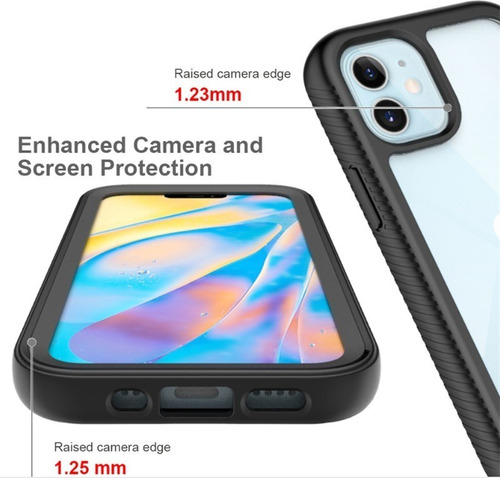 Imagen 3 de 10 de Funda Antishock Premium Compatible iPhone 12 12pro