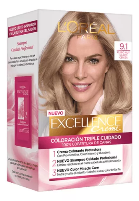 Tercera imagen para búsqueda de tinta loreal excellence