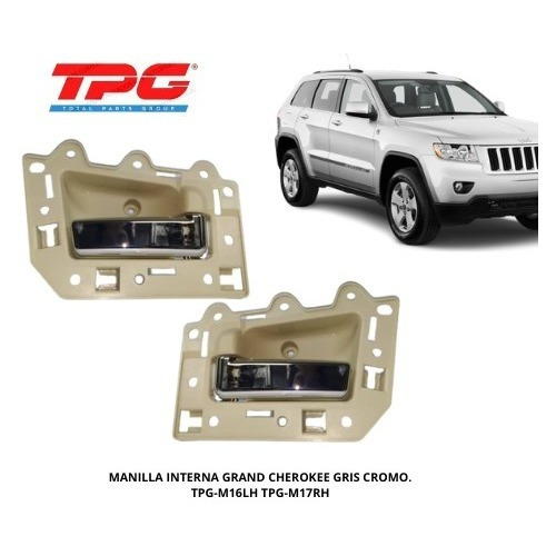 Manilla Interna Jeep Grand Cherokee 2005 - 2010 Beige Cromo