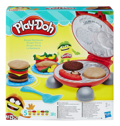 Hamburguesas A La Parrilla Play Doh