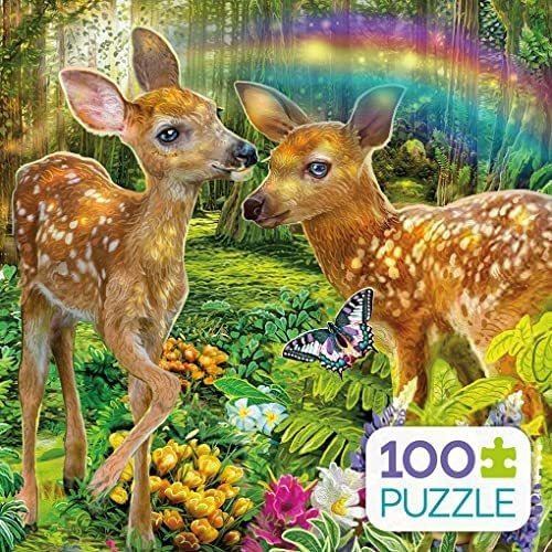 Ceaco - Deer Harmony - Puzzle De 100 Piezas