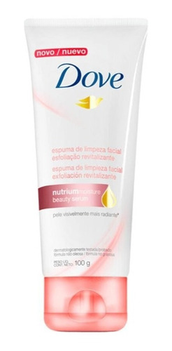 Espuma Dove Limpieza Facial Exfoliacion Revitalizante X 100g