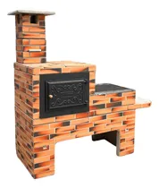 Comprar Fogão Com Forno Revestido Mesclado Rustico Pre Moldado