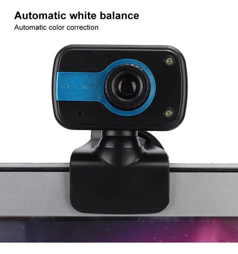 Cámara Web Para Computadora De Hd Rotación De 360 Grados