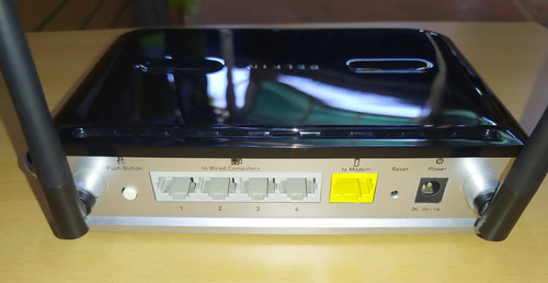 Router Belkin N Wireless 300mbps. 100% Funcional. (Usado)