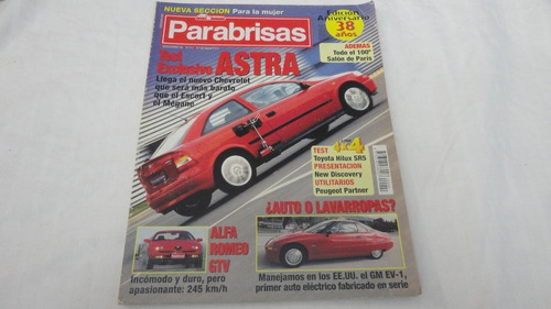 Revista Parabrisas  Nro 241  Noviembre 1998 Astra