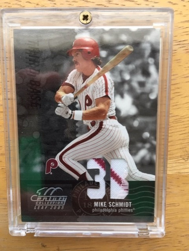 Mike Schmidt Tarjeta Doble Pedazo Jersey Seriada 222/250