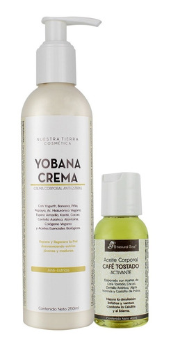 Crema Anti-estrías Regenerante Con Yogurth Y Banana 