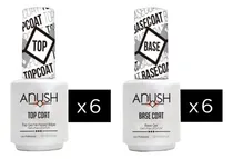 Comprar Kit Esmaltes Semipermanentes Anush 6x Bases + 6x Tops X15ml