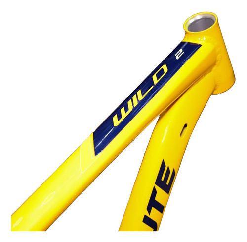Quadro Bike Mtb Absolute Wild Boost 2 Tapered Aro 29 C/ Eixo Cor Amarelo Tamanho Del Quadro (s - 15)