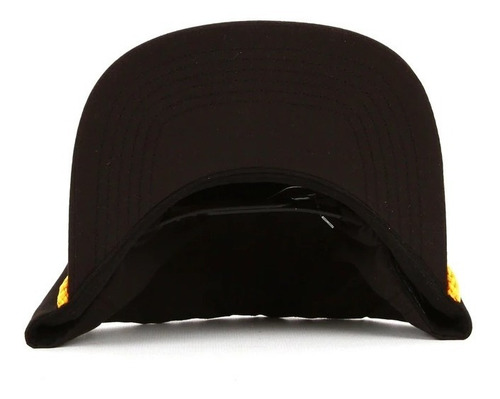 Imagen 3 de 5 de Gorra Thrasher Modelo Rope Negro Amarillo Microfibra Nueva