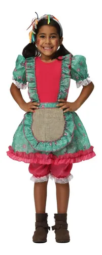 Fantasia de caipira feminina infantil sales
