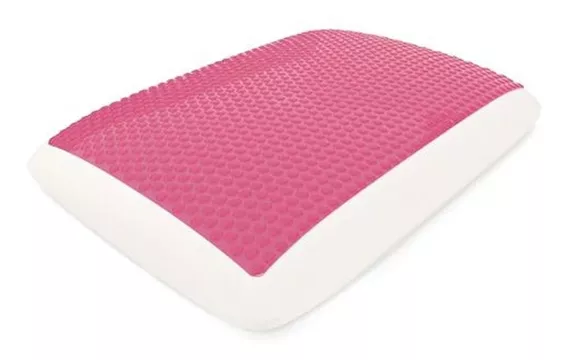 Almohada Inteligente Viscoelastica Con Gel Theragel Rosa