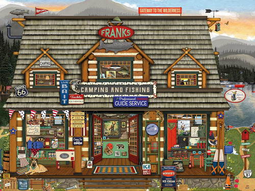 Ceaco - Franks Fishing Store - Puzzle De 750 Piezas