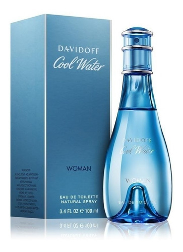 Perfume Cool Water For Women By Davidoff 100 Ml Original