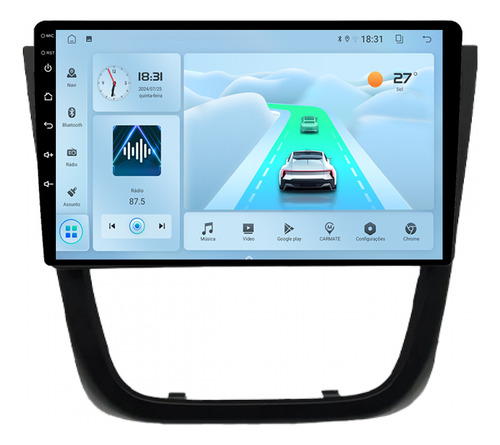 Multimidia Vw Saveiro G6 12/16 9p Android Carplay 64gb Play