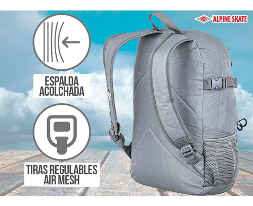 Imagen 6 de 7 de Mochila Deportiva Trekking Alpine Skate Running Urbana Cuota