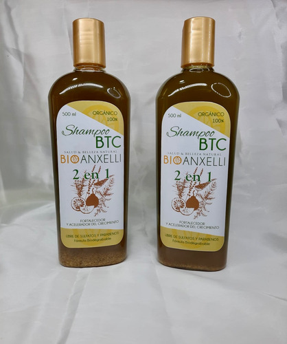 Shampoo Natural Anticaida Fortalecedor Btc Bioanxelli