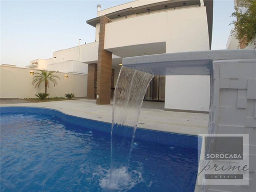 Imagem 25 de 30 de Sobrado Com 4 Dormitórios À Venda, 350 M² Por R$ 2.199.000 - Condomínio Mont Blanc - Sorocaba/sp, Próximo Ao Shopping Iguatemi. - So0005