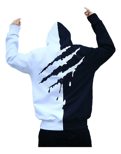Sudadera Con Capucha Deportiva Unisex Cuello Redondo Suelto