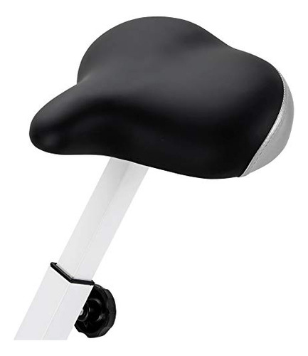 Bicicleta De Ejercicio Cardio Estática Plegable Marcy Blanco
