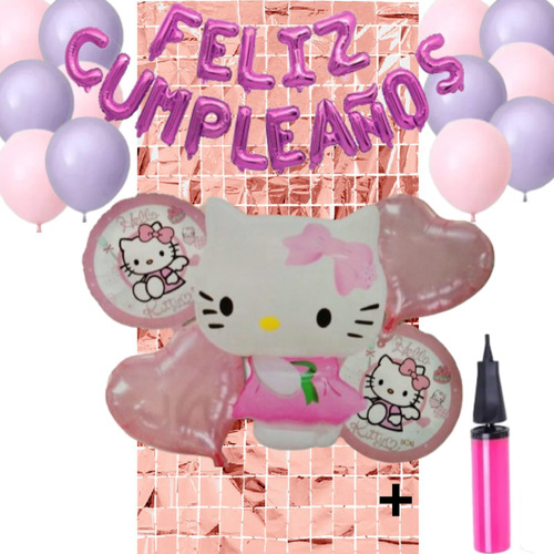Decoración Cumpleaños Infantil Temática Hello Kitty 