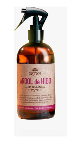Aromatizante Arbol De Higo Biogreen 330 Ml.