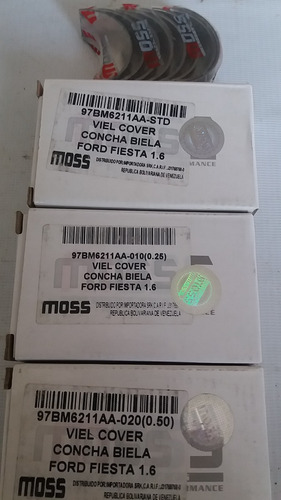 Conchas De Biela Ford Fiesta 1.6 Std - 0.10 - 0.20