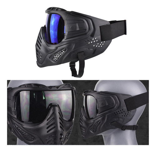 Máscara Táctica De Cara Completa, Máscaras De Airsoft Con