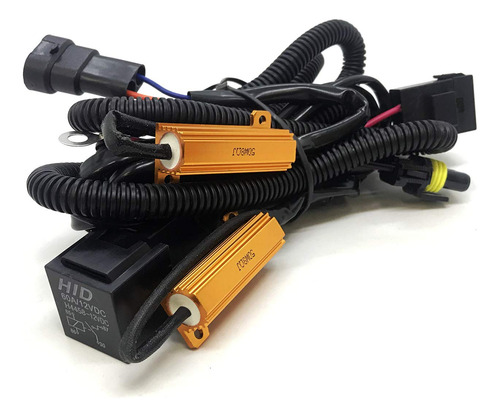 Arnés Relé 40a 12v 35w 55w Universal Para Faros Hid
