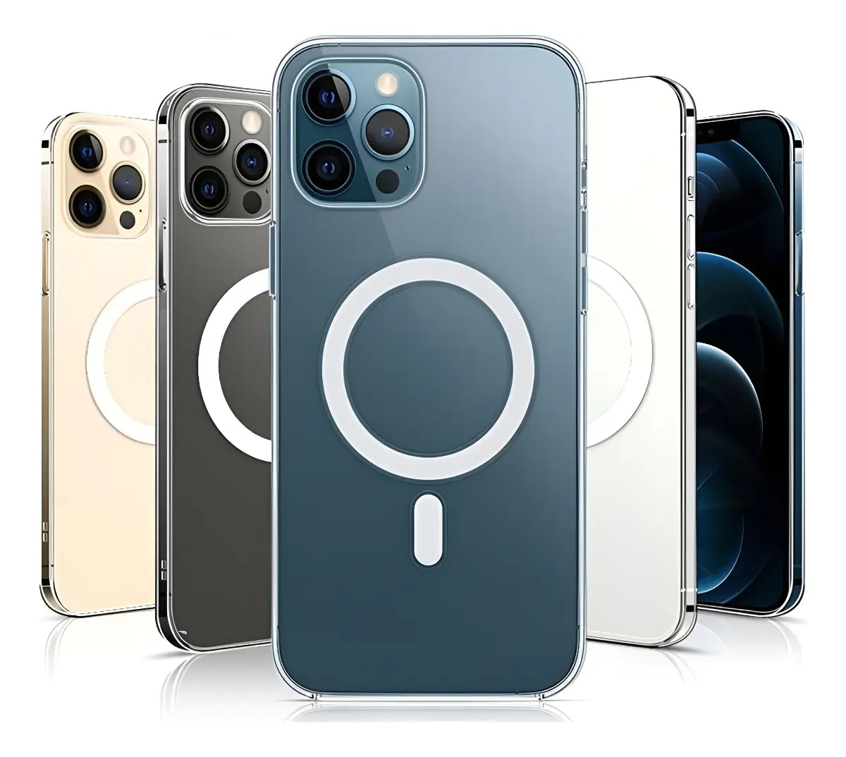 Capa Capinha Clear Magsafe Para iPhone 15 15 Pro 15 Pro Max Cor Transparente iPhone 15 Promax
