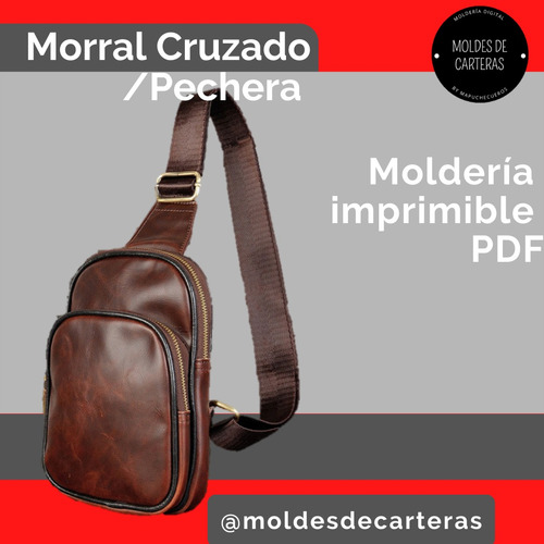 Moldes De Carteras Moldería Digital Pdf Morral Pechera