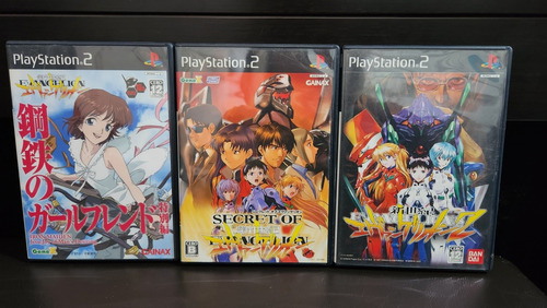 Lote Videojuegos Japoneses Evangelion Exclusivos Japón Ps2