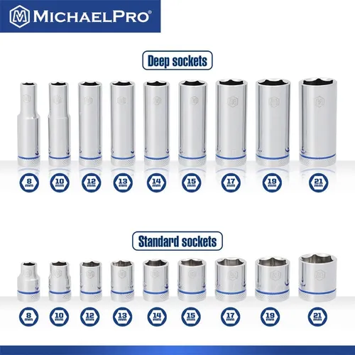 Juego De Trinquete En Y Con Cabezal Flexible Michaelpro Mppi