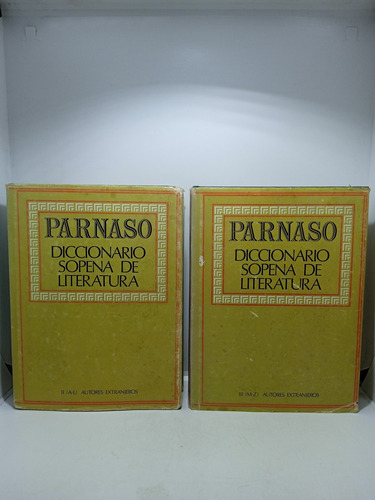 Parnaso - Diccionario Sopena De Literatura - Autores Extranj