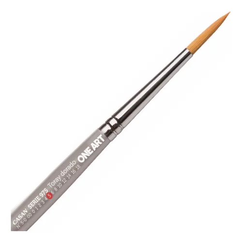 Pincel Casan Toray Dorado Redondo Serie 975 - N 00000