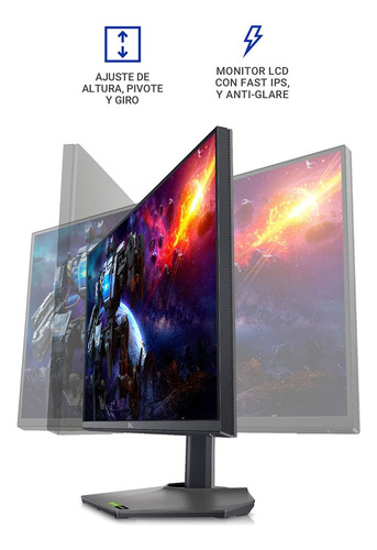 Dell Monitor Gaming G2524h 25 Fhd 280 Hz Color Negro