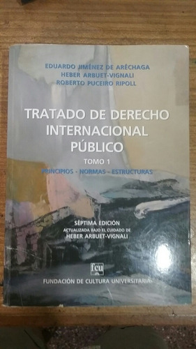 Derecho Internacional Público  Tomo 1 Jiménez De Aréchaga 