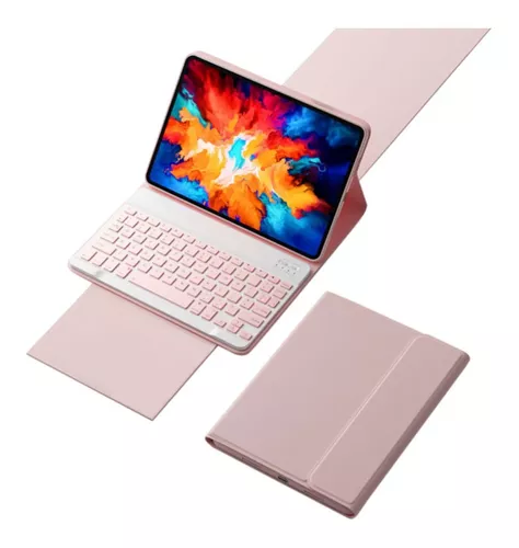 Funda con teclado táctil retroiluminado para tablet Lenovo Tab M10 HD (2ª  generación) TB-X306 2020 de 10.1 pulgadas, teclado Bluetooth inalámbrico