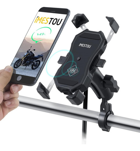 Sujecion Automatica Cargador De Telefono Para Motocicleta