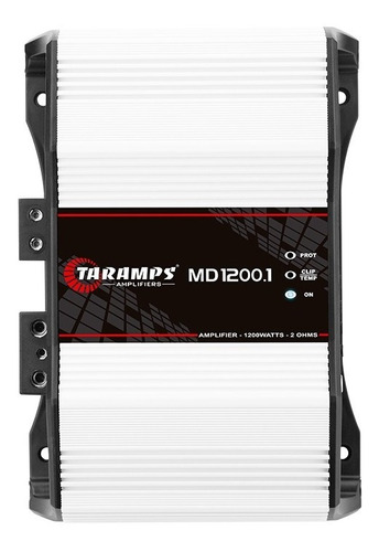 Amplificador Taramps Md1200 1200w Rms 1 Canal 2 Ohms Digital