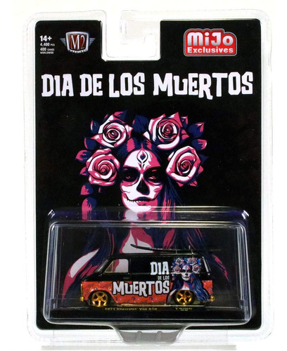 M2 Machines Chase 1971 Chevrolet Van G10 Dia De Los Muertos