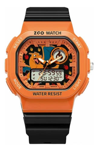 Reloj A Prueba De Agua Multifuncional Zgo Pokemon Charizard