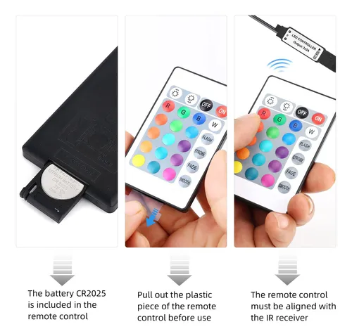 Rgbzone 5v Usb Rgb Led Controller, Ir Wireless Remote Contro